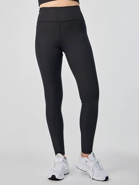 girlfriend collective Rib High Rise Leggings in Black size medium